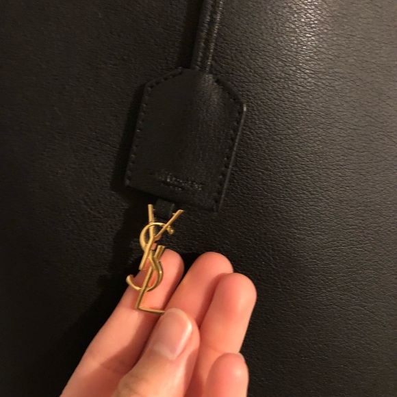 Saint Laurent Leather Tote Bag - Picture 9 of 16